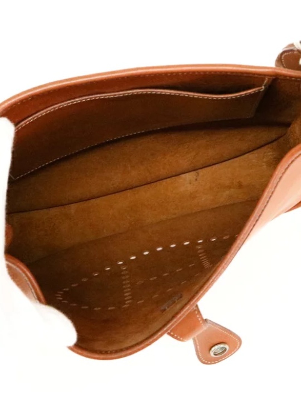 Authentic HERMES EVELYNE PM brown box leather crossbody - Picture 13 of 13